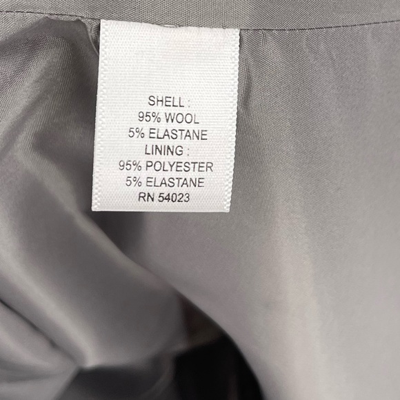 NWT Banana Republic Wool Stretch V-Neck Sheath Dress in Grey Size 6 - Picture 5 of 6